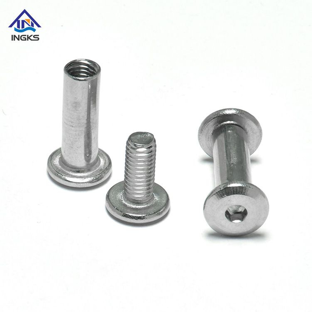 Hex Socket Chamfered Flat Head Female Screw And Hex Socket Chamfered Flat Head Male Screw