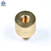 Brass Diamond Knurled Inert Nuts With Outer Inner Threaded End