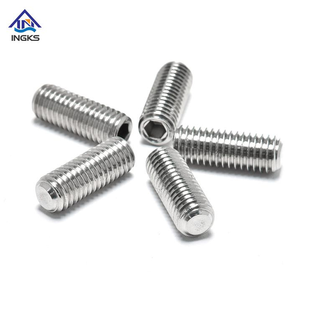 18-8 Stainless Steel Hexagon Socket Flat Point Set Screw