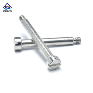 Stainless M8 Slotted Cheese Head Shoulder Screws