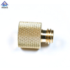 Brass Diamond Knurled Inert Nuts With Outer Inner Threaded End