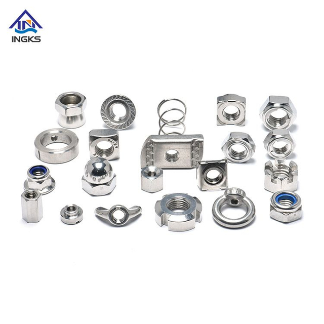 Hex Nut Square Head Metal Nylon Lock Nut