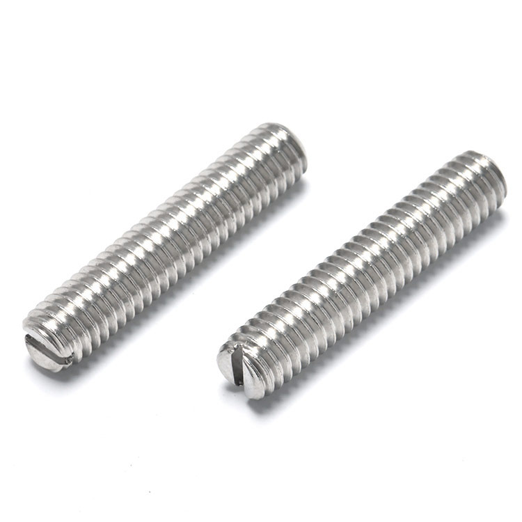 Flat Point Slotted Set Screws (2)