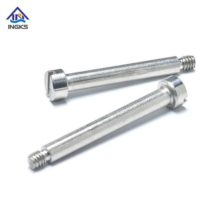 Stainless M8 Slotted Cheese Head Shoulder Screws