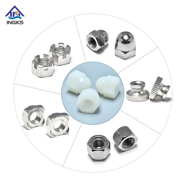 Hex Nut Square Head Metal Nylon Lock Nut