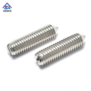 DIN553 Cone Point Slotted Set Screws Stainless