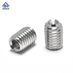 SS304 SS316 Metric Inch Size Hexagon Socket Cup Point Set Screw