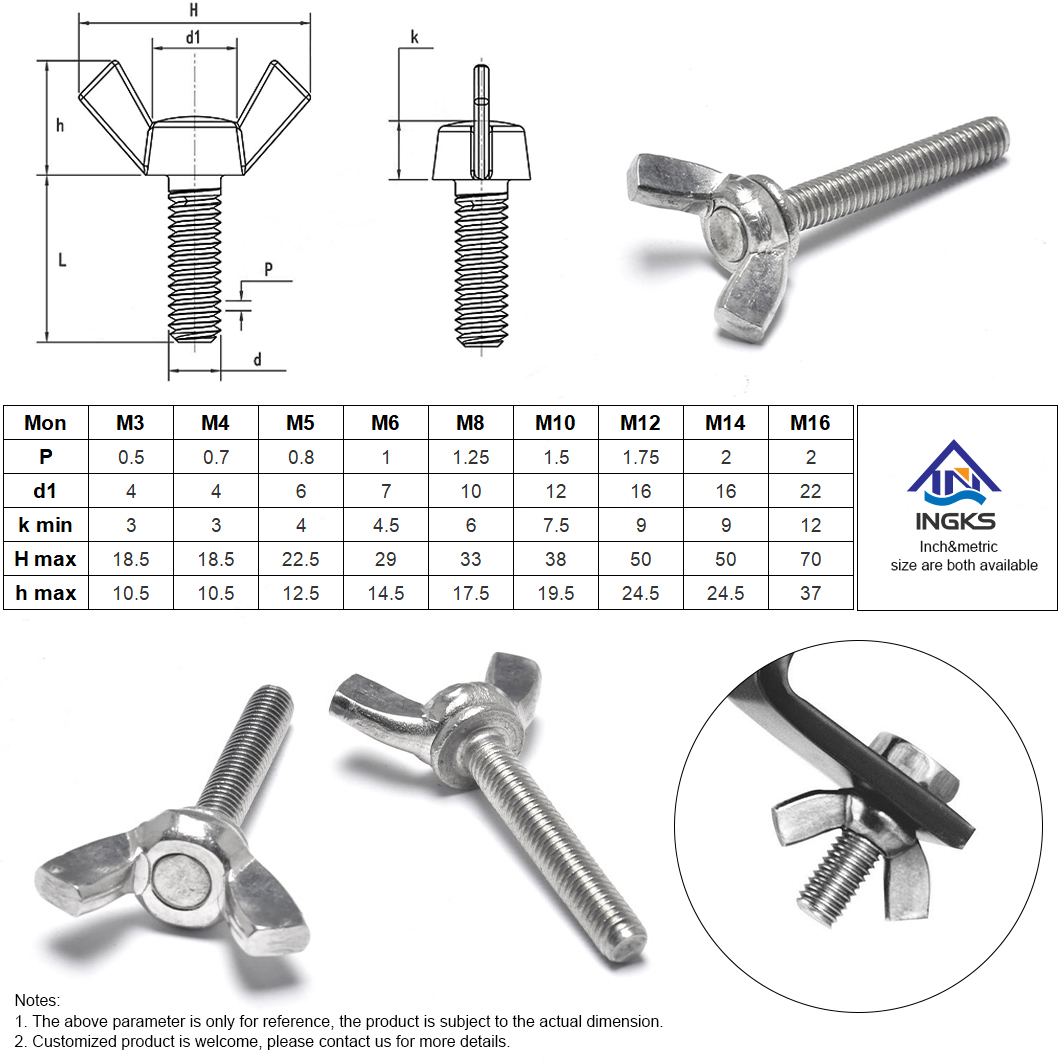 Wing Thumb Screws-9A-18