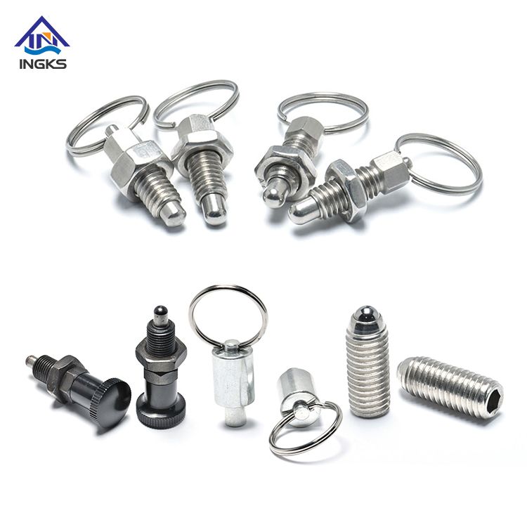Stainless Steel Carbon Steel Zinc Plated Handle Locking Pin Cam Action Retractable Indexing Plunger Spring Plunger