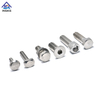 SS304 SS316 Metric Inch Size Hexagon Flange Head Full Half Thread Stud Bolt