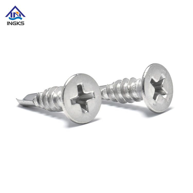 Countersunk CSK Head Cross Recessed Phillips Self Drilling Screw