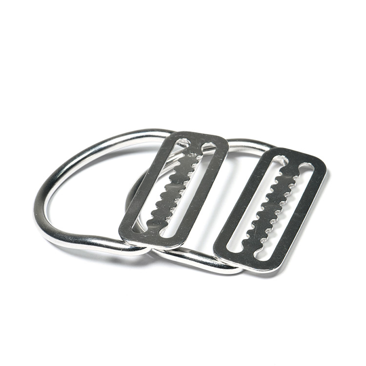 Bend D-Ring Welded Serrated Buckle