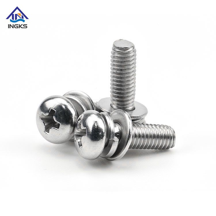 A2 A4 Phillips Pan head With Washer Assembling Machine Screw