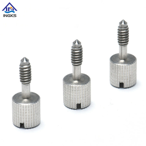 Stainless Steel 304 Slotted Thumb Knurled Cheese Head Captive Screw