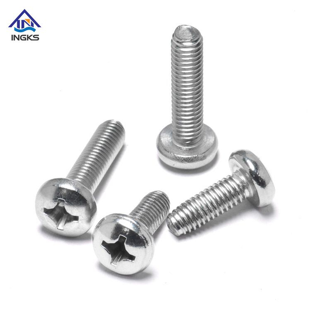 SS304 SS316 Phillips Pan Head Machine Screw