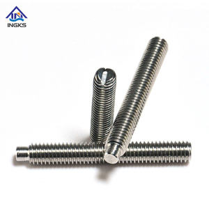 Industrial Corrosion-Resistant Precision Durable Stainless Slotted Set Screws 