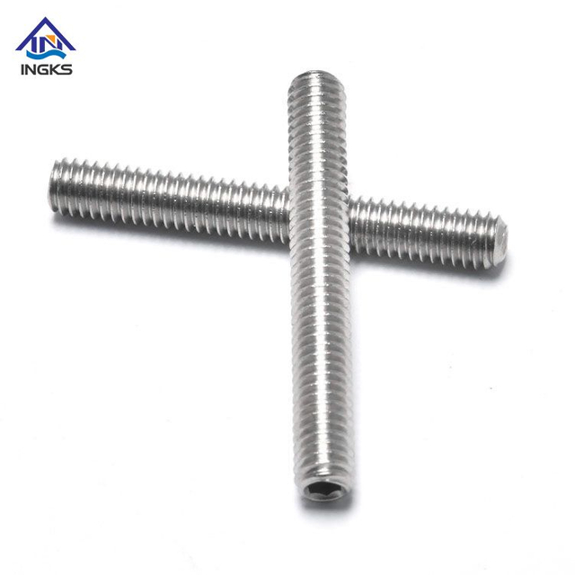 SS304 SS316 Metric Inch Size Hexagon Socket Cup Point Set Screw