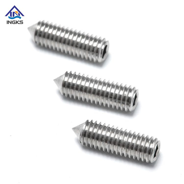 A2 A4 Stainless Steel Hexagon Socket Cone Point Set Screw