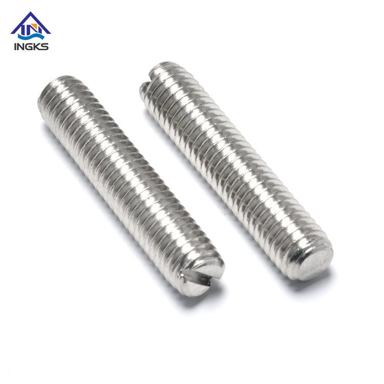 DIN551 Slotted Set Screw with Flat Point