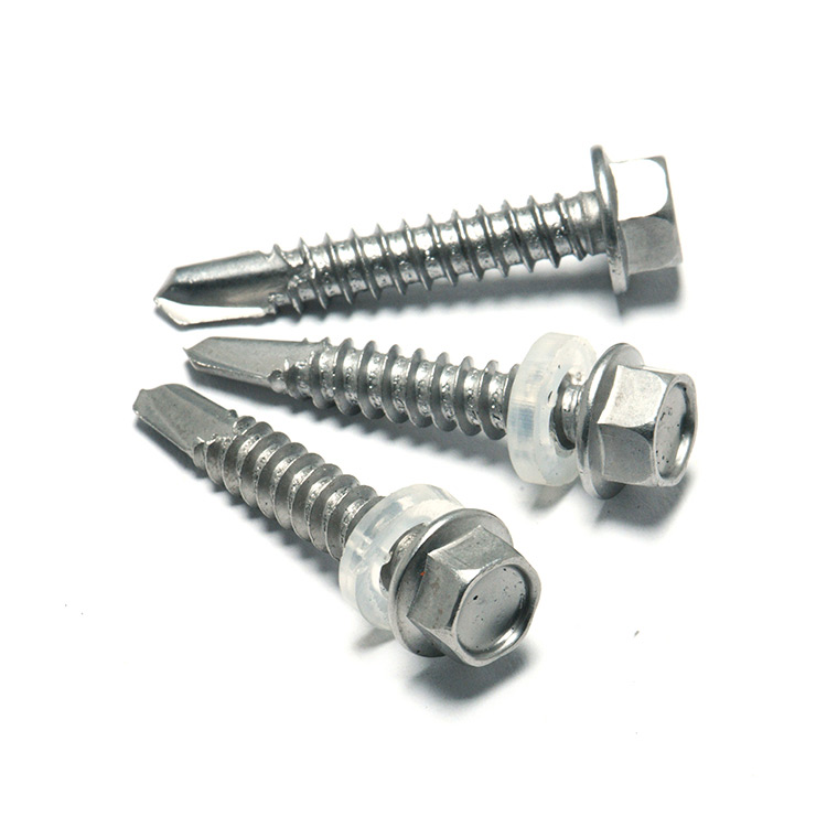 Indented Hex Wafer Head Self Drilling Screws (1)