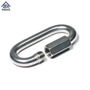 Outdoor Rigging Quick Link Carabiner Chain Connectors Oval with Screw Gate