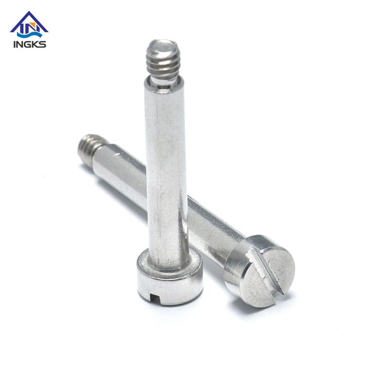 Stainless M8 Slotted Cheese Head Shoulder Screws