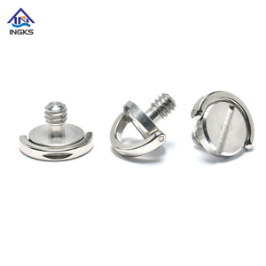 SS304 D Ring Slotted Cheese Head For Camera Thumb Screw