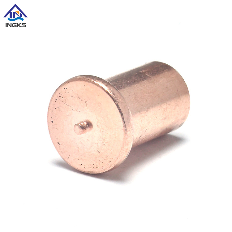Copper Plated Welding Stud With Internal Thread