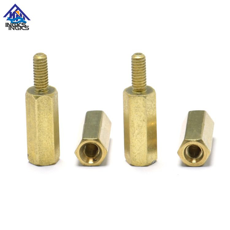 Brass Fully Threaded Hex Body Female Standoff