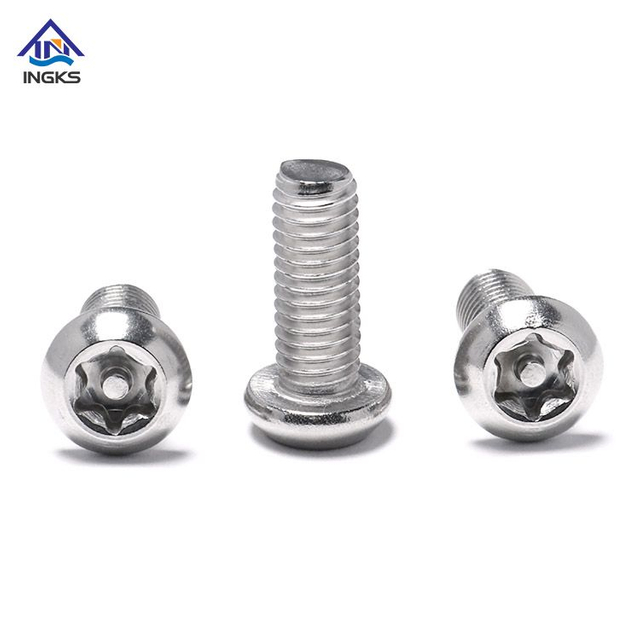 A2 A4 Stainless Steel Torx With Pin Button Head Security Screw