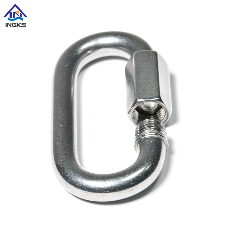 Stainless Steel 304 Round Quick Link with Thread Lock