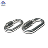 Outdoor Rigging Quick Link Carabiner Chain Connectors Oval with Screw Gate