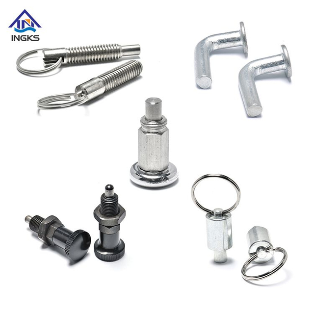 Stainless Steel Carbon Steel Zinc Plated Handle Locking Pin Cam Action Retractable Indexing Plunger Spring Plunger