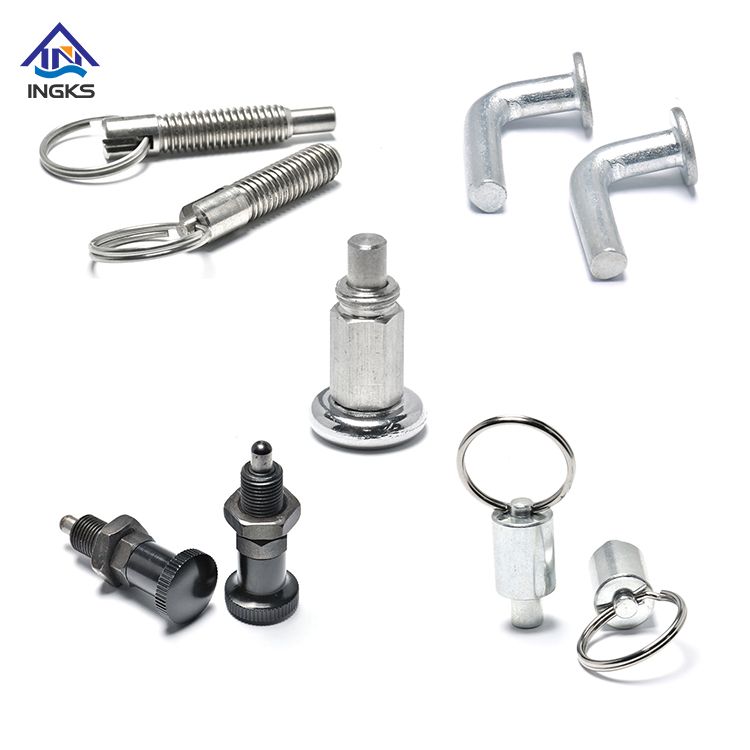 Stainless Steel Carbon Steel Zinc Plated Handle Locking Pin Cam Action Retractable Indexing Plunger Spring Plunger