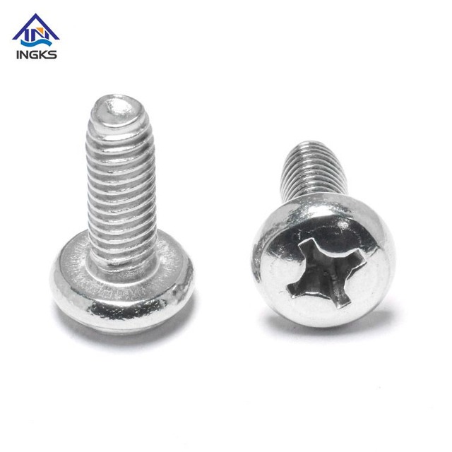 SS304 SS316 Phillips Pan Head Machine Screw