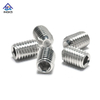 SS304 SS316 Metric Inch Size Hexagon Socket Cup Point Set Screw