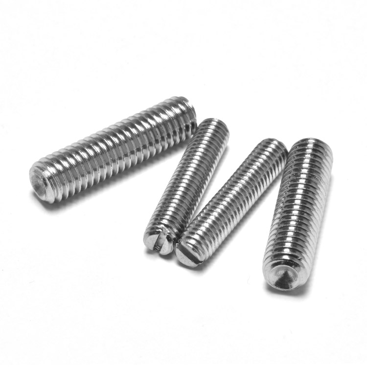 Cup Point Slotted Set Screws (6)