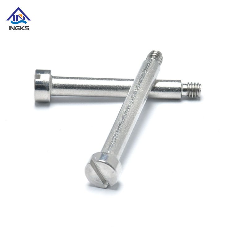 Stainless M8 Slotted Cheese Head Shoulder Screws