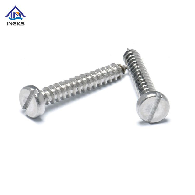 18-8 Stainless Steel 304 316 Slotted Pan Head Tapping Screw