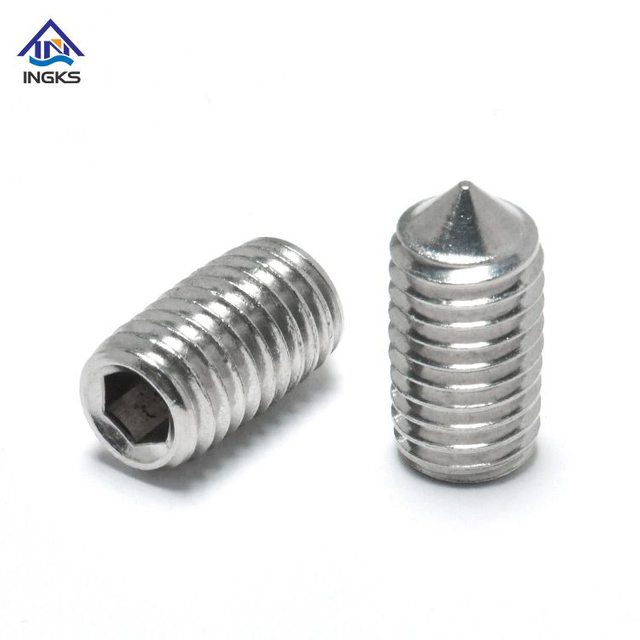 A2 A4 Stainless Steel Hexagon Socket Cone Point Set Screw