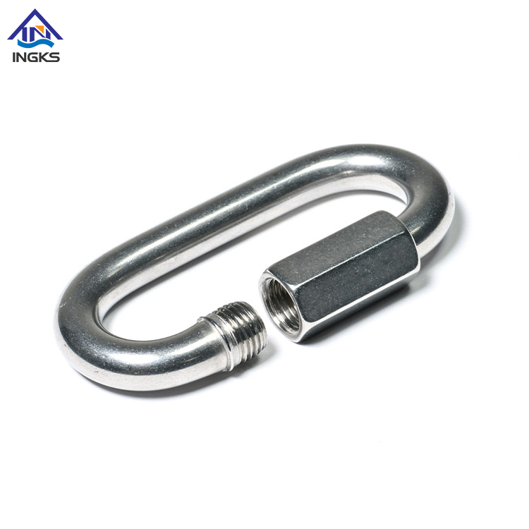 Stainless Steel 304 Round Quick Link with Thread Lock