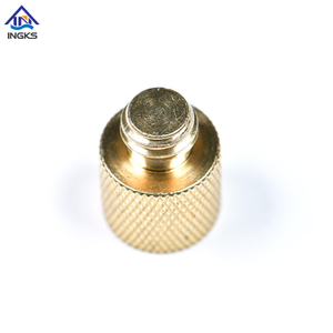 Brass Diamond Knurled Inert Nuts With Outer Inner Threaded End