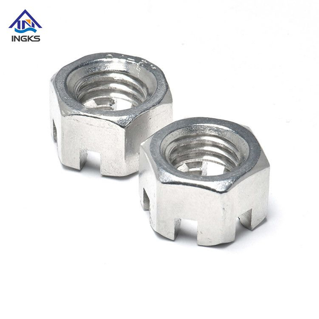 Stainless Steel 304 316 Slotted Hexagon Castle Nut DIN935 