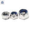 Stainless Steel Hex Nylon Lock Nuts Self Locking Insert DIN985