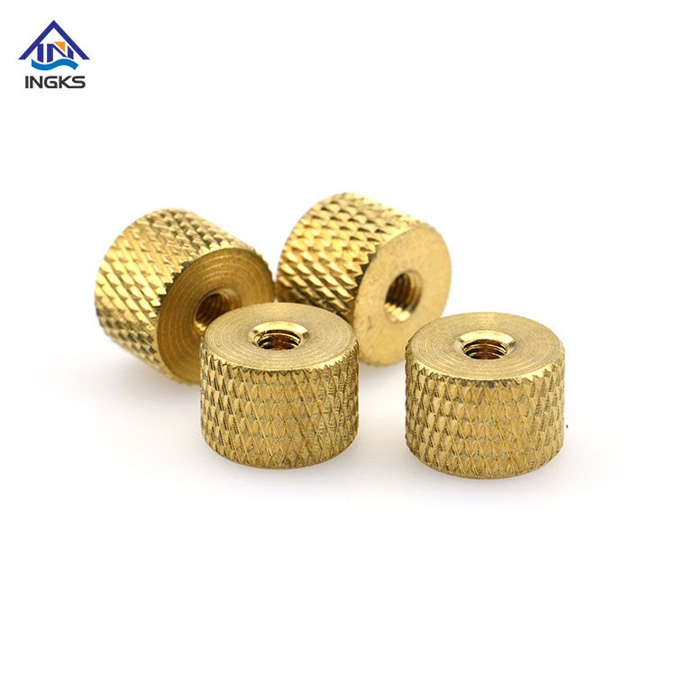 Brass Diamond Knurled Insert Nuts Brass Material Nuts