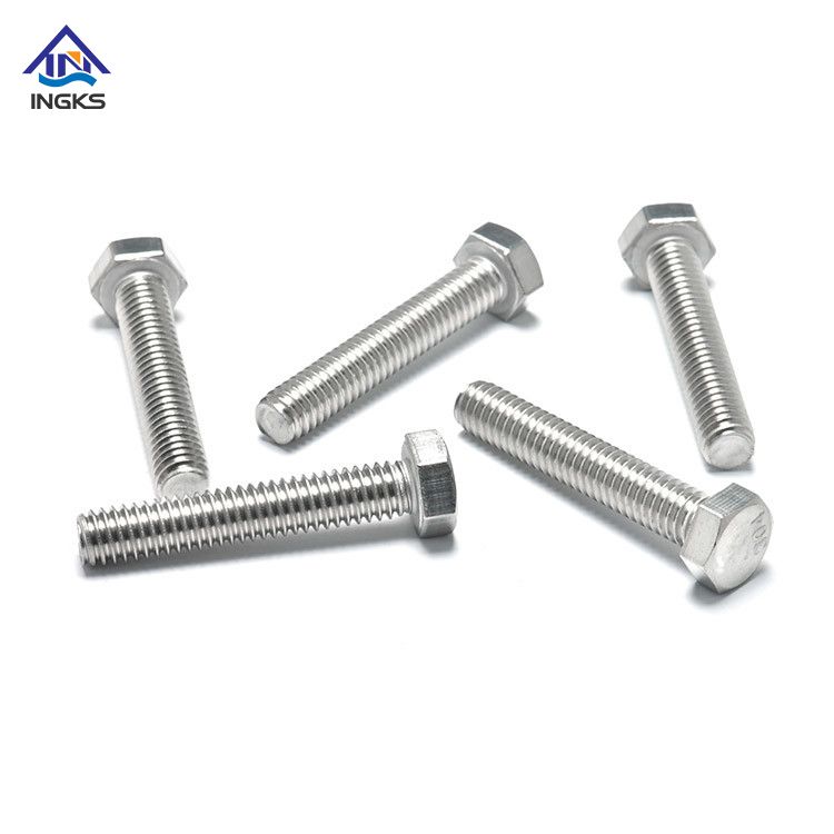 Stainless Steel 304 316 Full Thread Hex Head Bolt DIN933