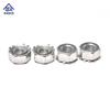 Stainless Steel K Type Lock Cap Nuts With Toothed Lock Washer