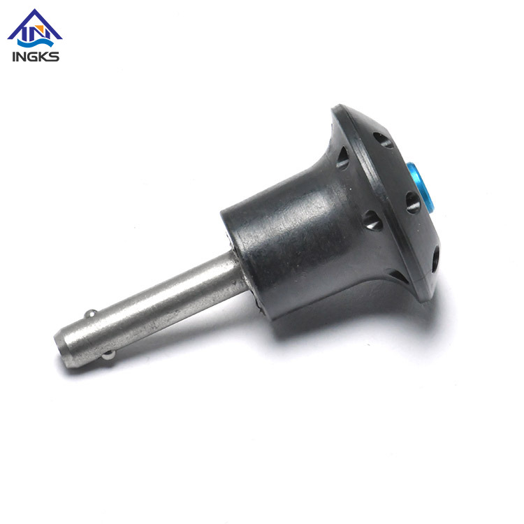 Flat Round Head Button Handle Quick Release Ball Lock Pin
