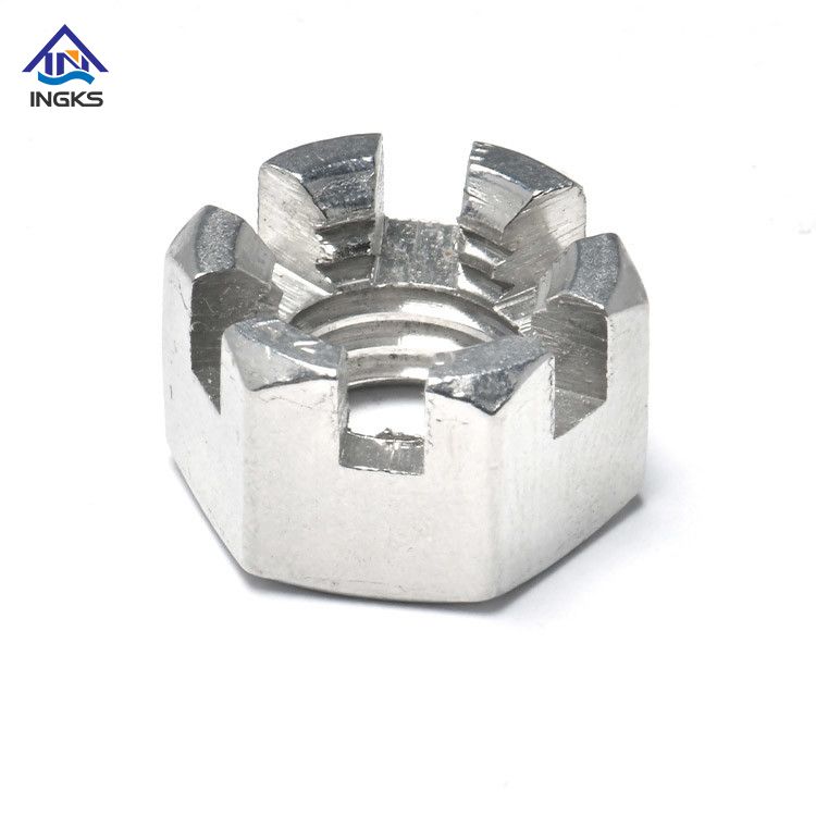 Stainless Steel 304 316 Slotted Hexagon Castle Nut DIN935 