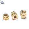 Double Straight Knurling Brass Insert Nuts 